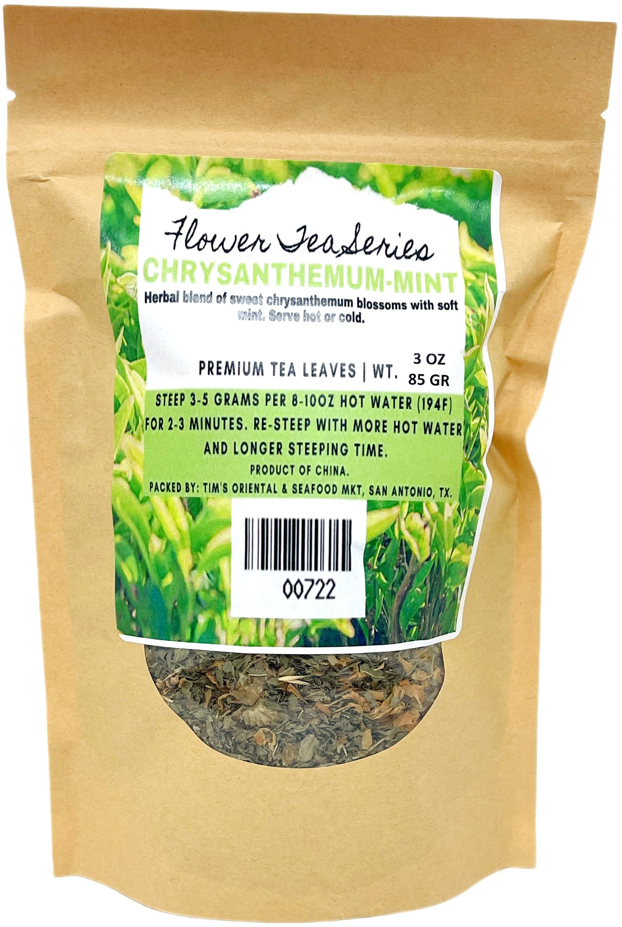 FLOWER TEA SERIES - CHRYSANTHEMUM MINT (3oz)
