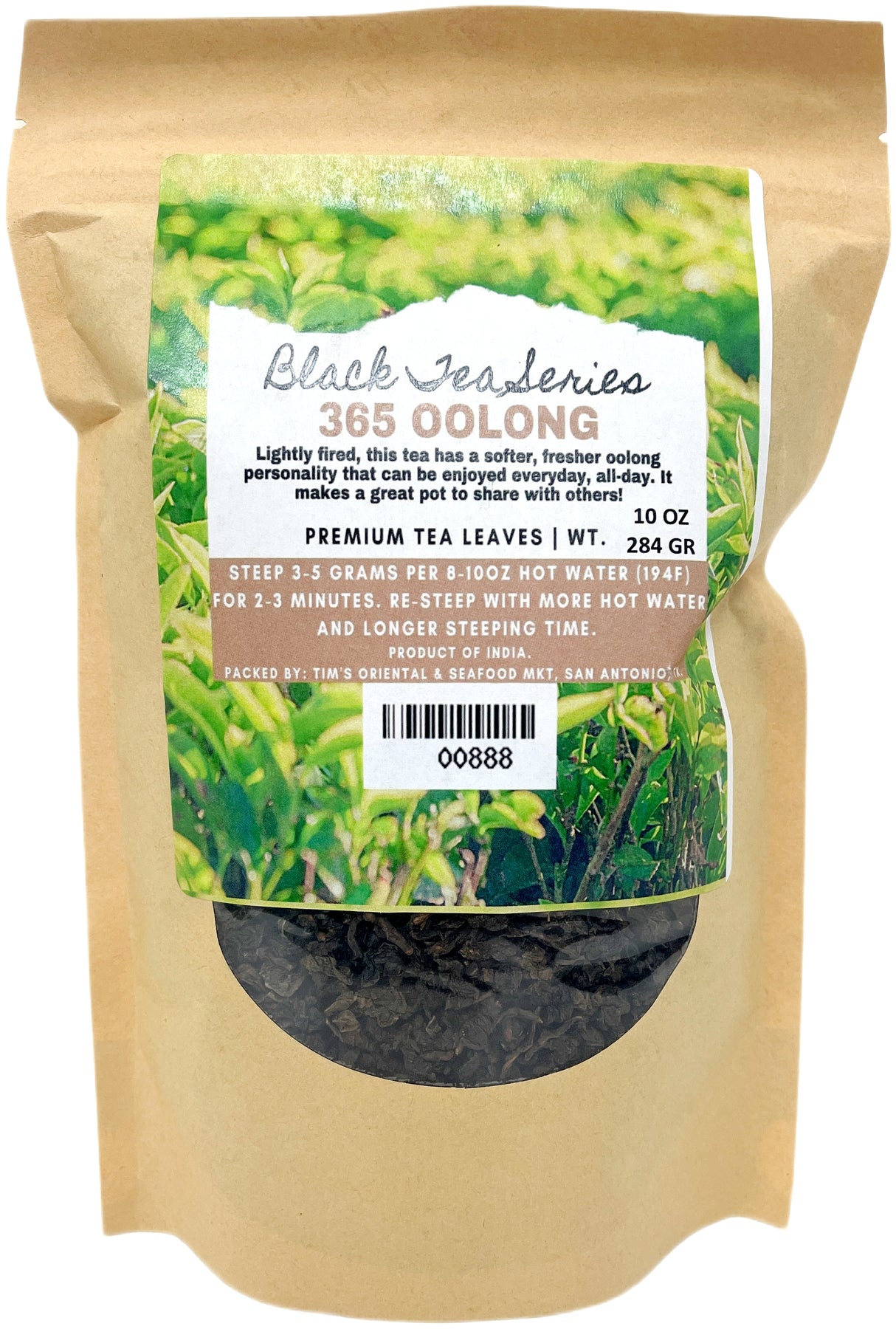 BLACK TEA SERIES - 365 OOLONG (10oz)
