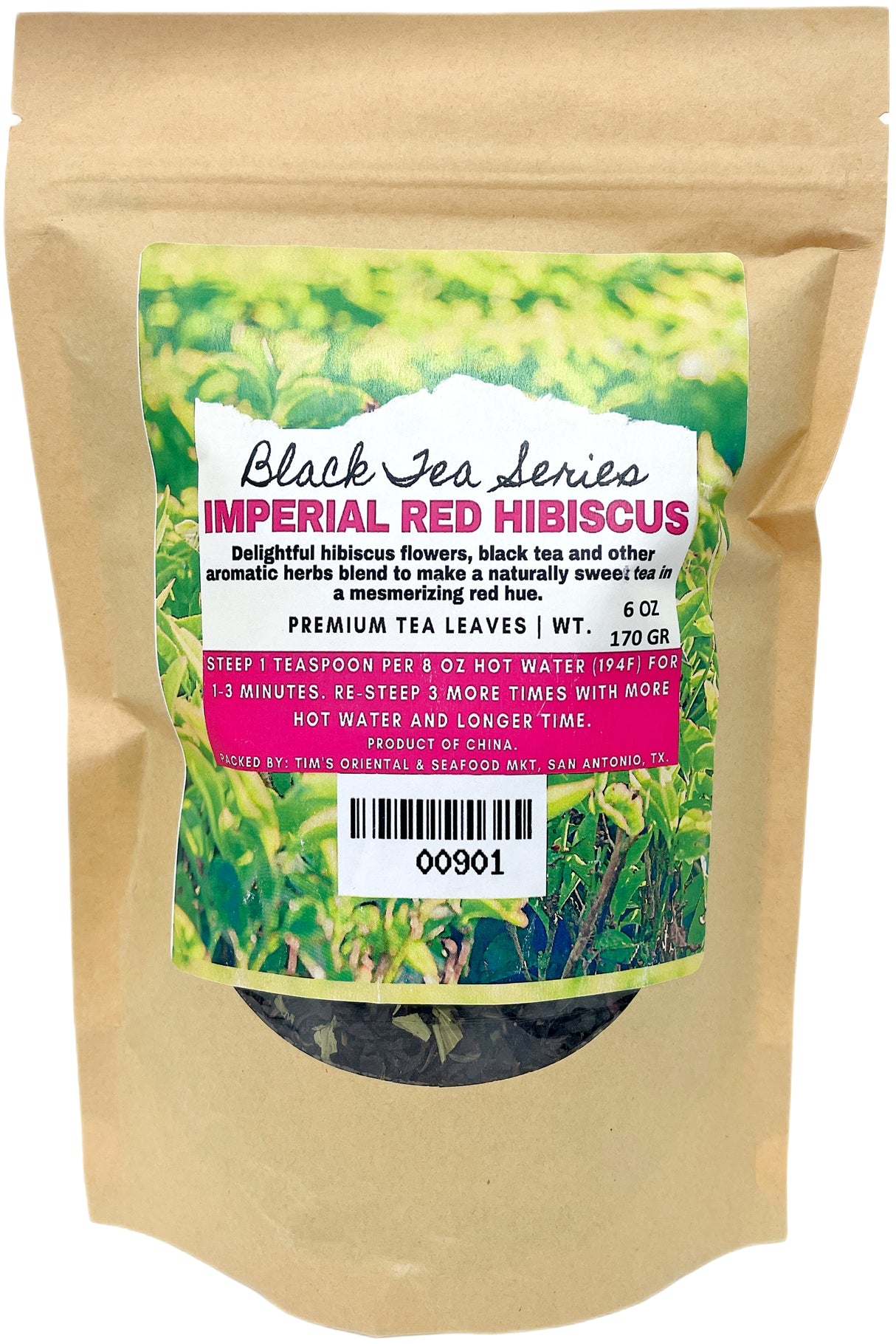 BLACK TEA SERIES - IMPERIAL RED HIBISCUS (6oz)
