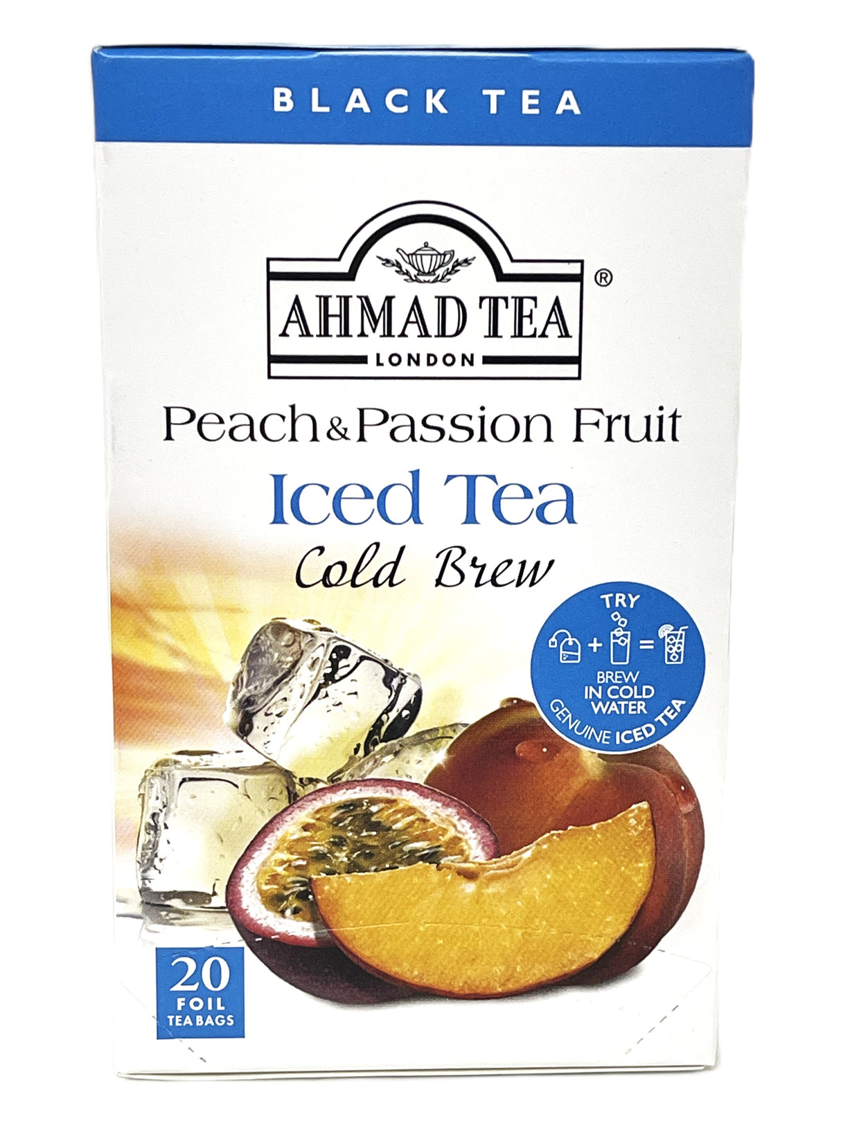 AHMAD TEA COLD BREW 20CT - PEACH & PASSION FRUIT