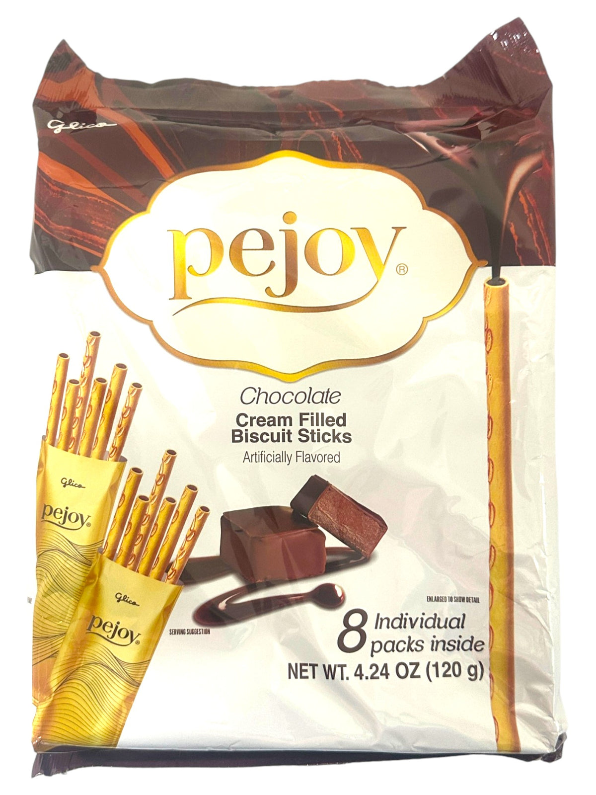 PEJOY CHOCOLATE CREAM-FILLED BISCUIT STICKS (4.24oz)