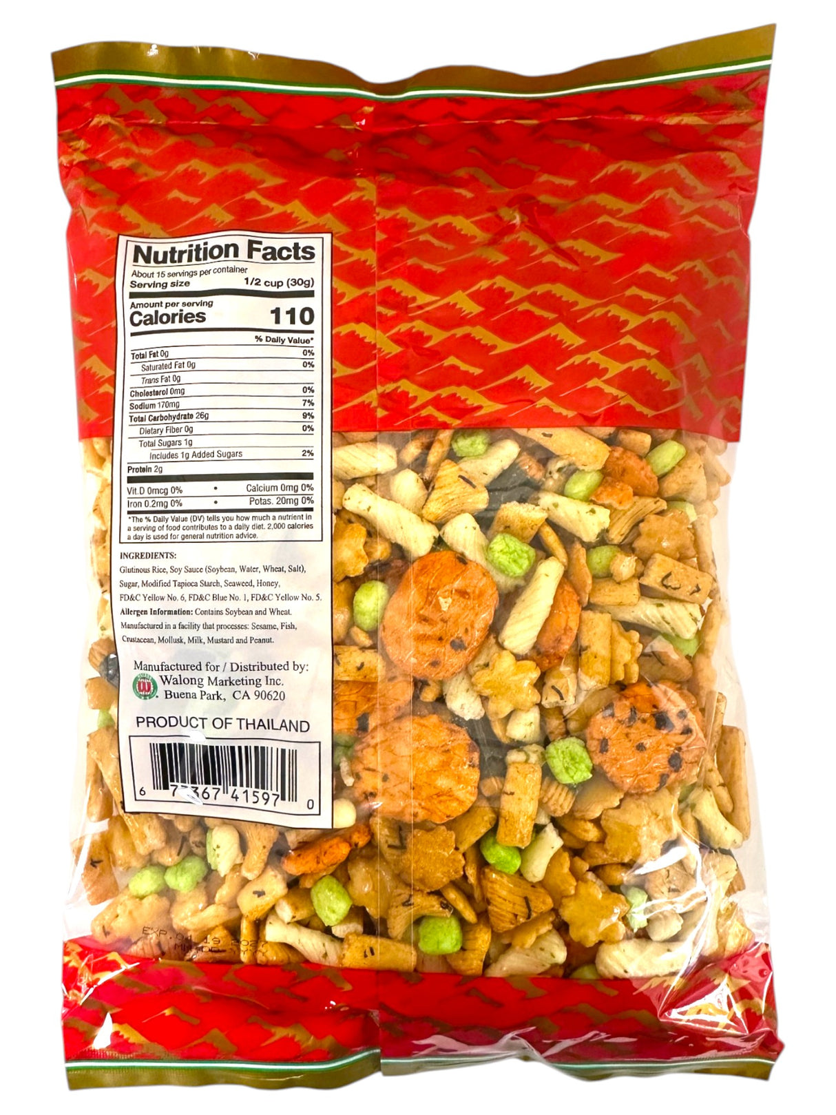 MIZHUHO MIXED RICE CRACKER - HONEY FLAVOR (16oz)