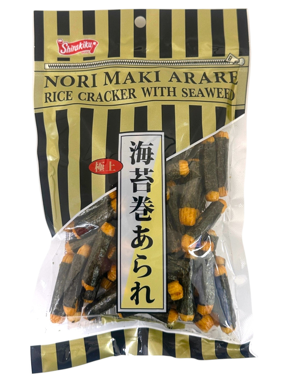 SHIRAKIKU RICE CRACKER WITH SEAWEED - ORIGINAL (3oz)