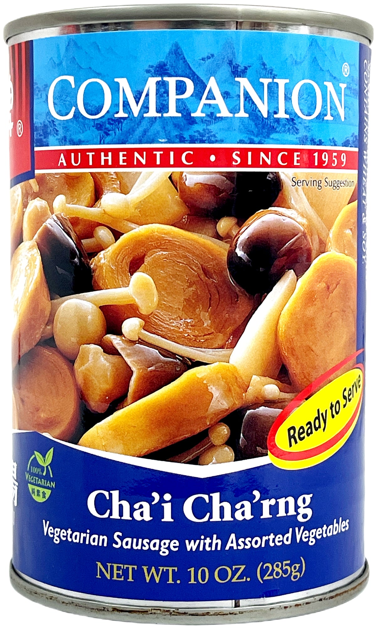 COMPANION VEGETARIAN SAUSAGE WITH ASSORTED VEGETABLES (10oz)