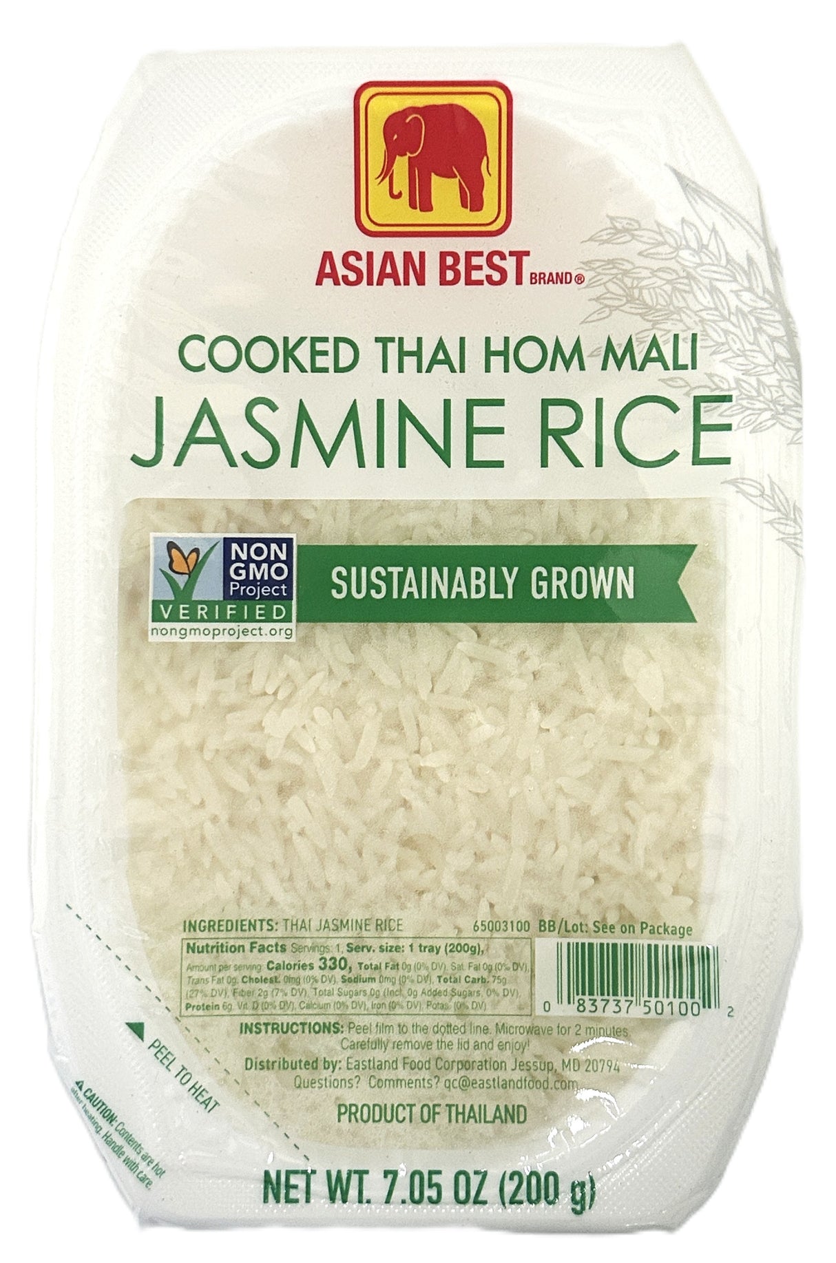 ASIAN BEST COOKED THAI HOM MALI JASMINE RICE (7.05oz)