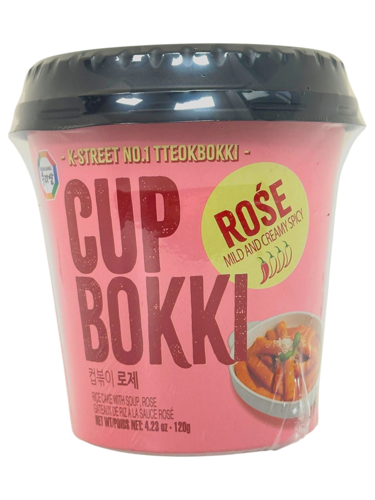 SURASANG CUP BOKKI INSTANT TTEOKBOKKI - ROSE (4.23oz)