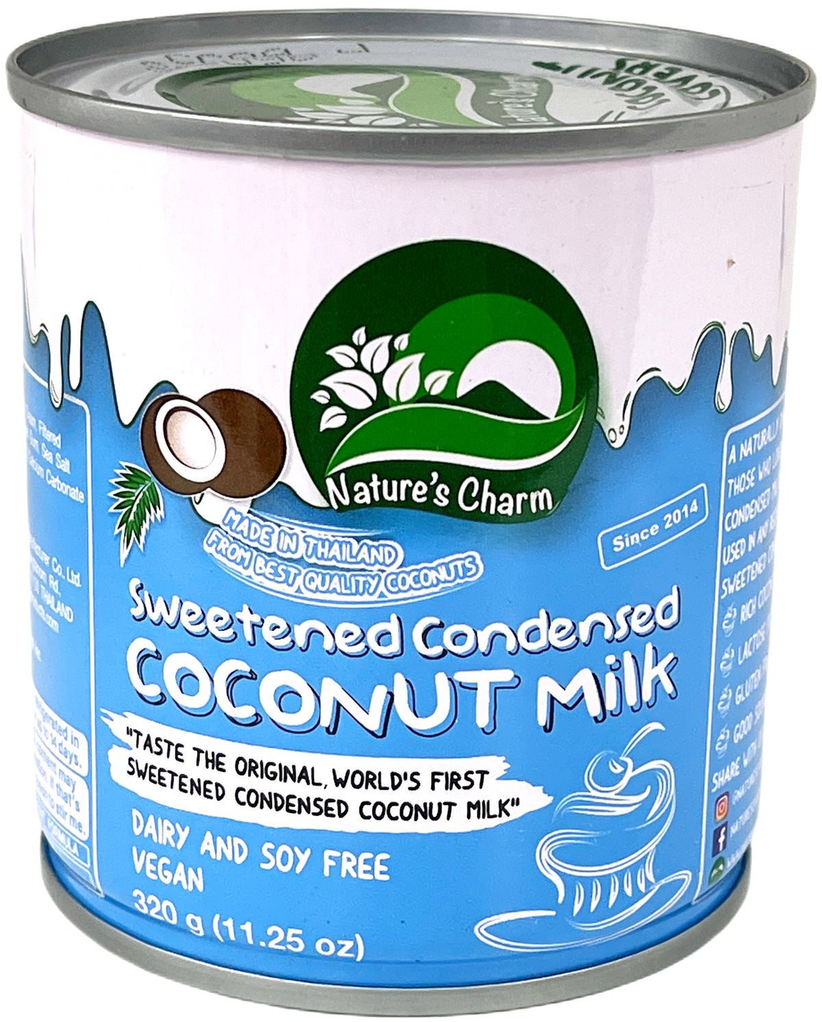 NATURE'S CHARM SWEETENED CONDENSED COCONUT MILK (11.25oz)