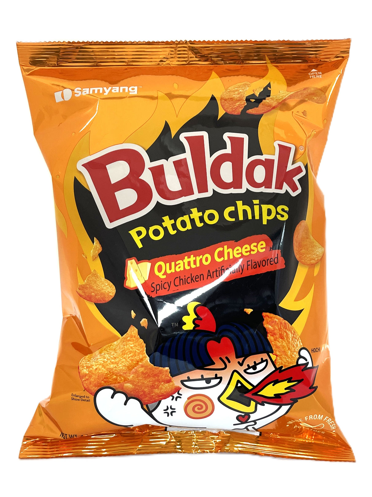 BULDAK POTATO CHIPS - QUATTRO CHEESE (4.23oz)