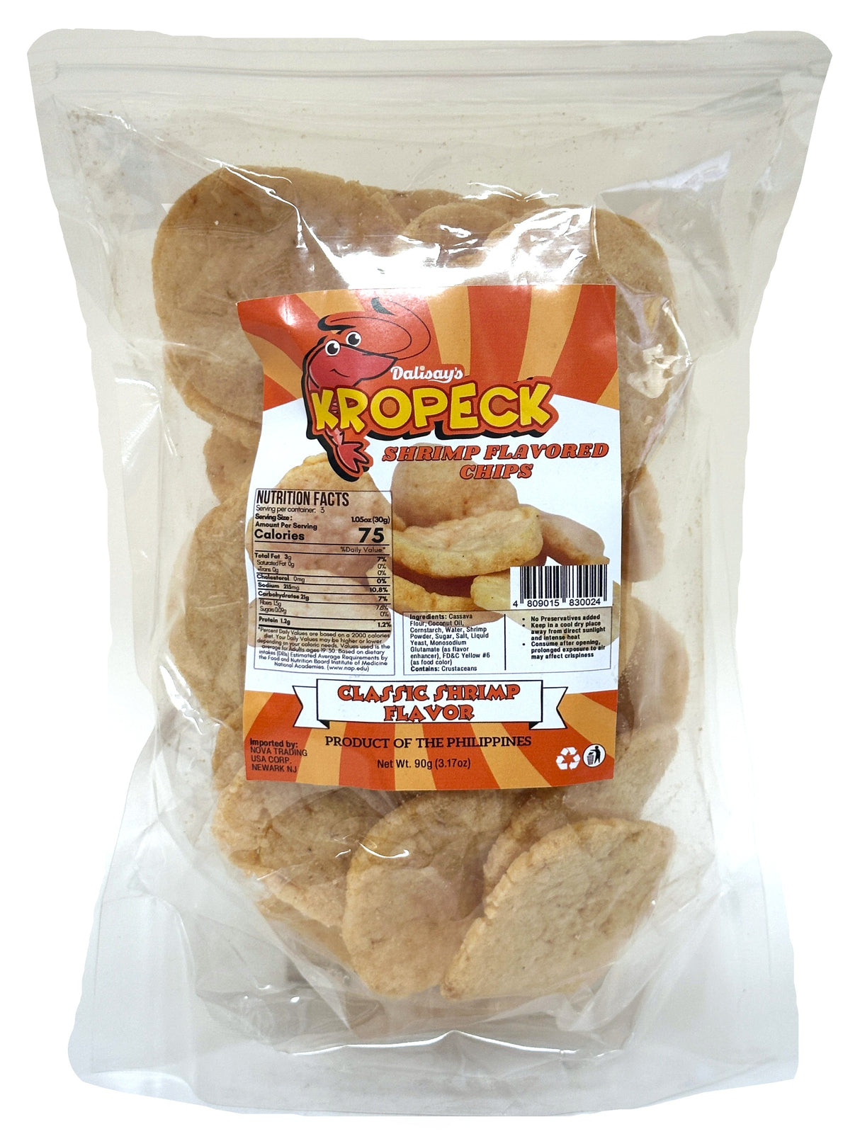 DALISAY'S KROPECK FISH CHIPS - CLASSIC (3.17oz)