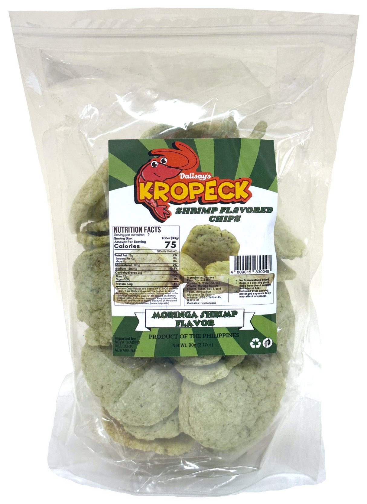 DALISAY'S KROPECK FISH CHIPS - MORINGA (3.17oz)