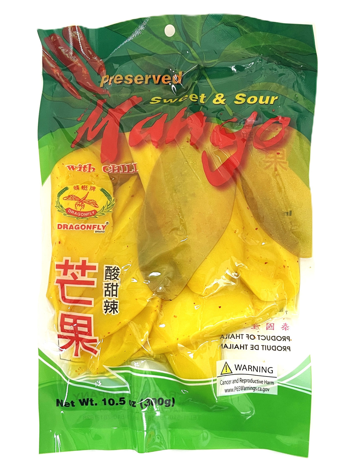 DRAGONFLY PRESERVED SWEET & SOUR MANGO WITH CHILI (10.5oz)