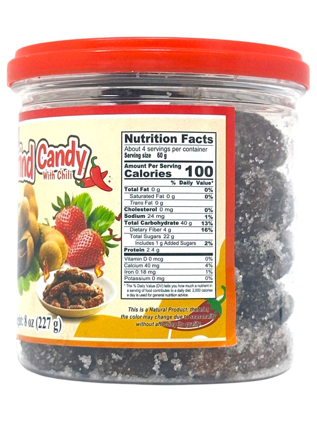 DRAGONFLY STRAWBERRY TAMARIND CANDY WITH CHILI (8oz)