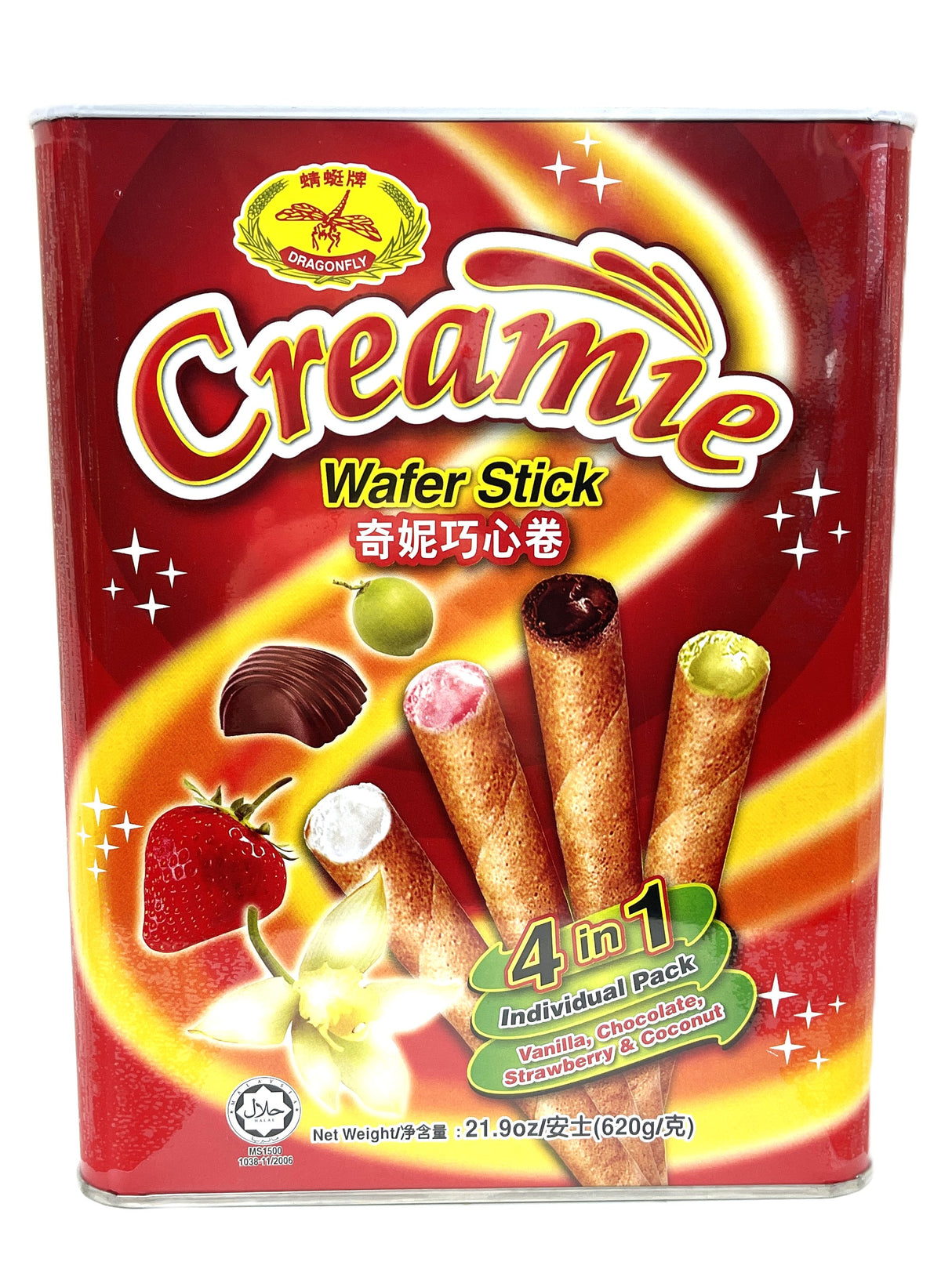 DRAGONFLY CREAMIE WAFER STICK - 4 FLAVORS (21.9oz)