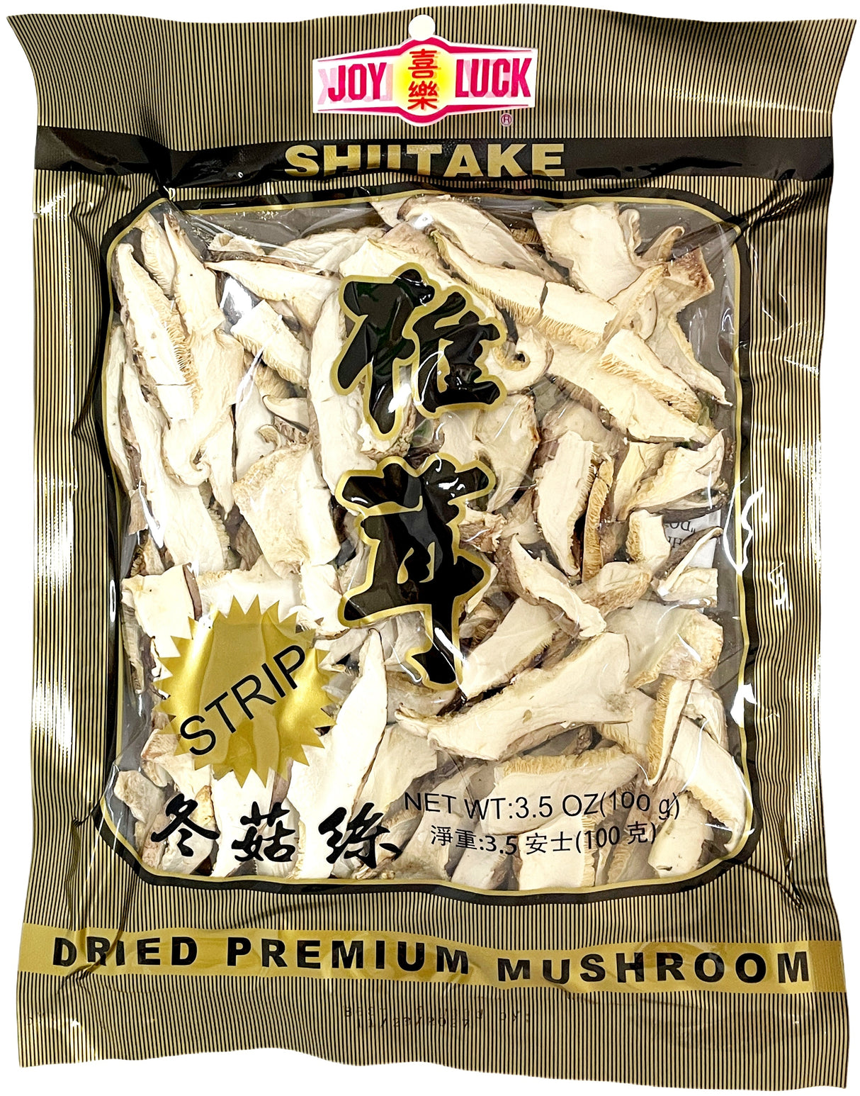 JOY LUCK DRIED SHIITAKE MUSHROOM - STRIPS (3.5oz)