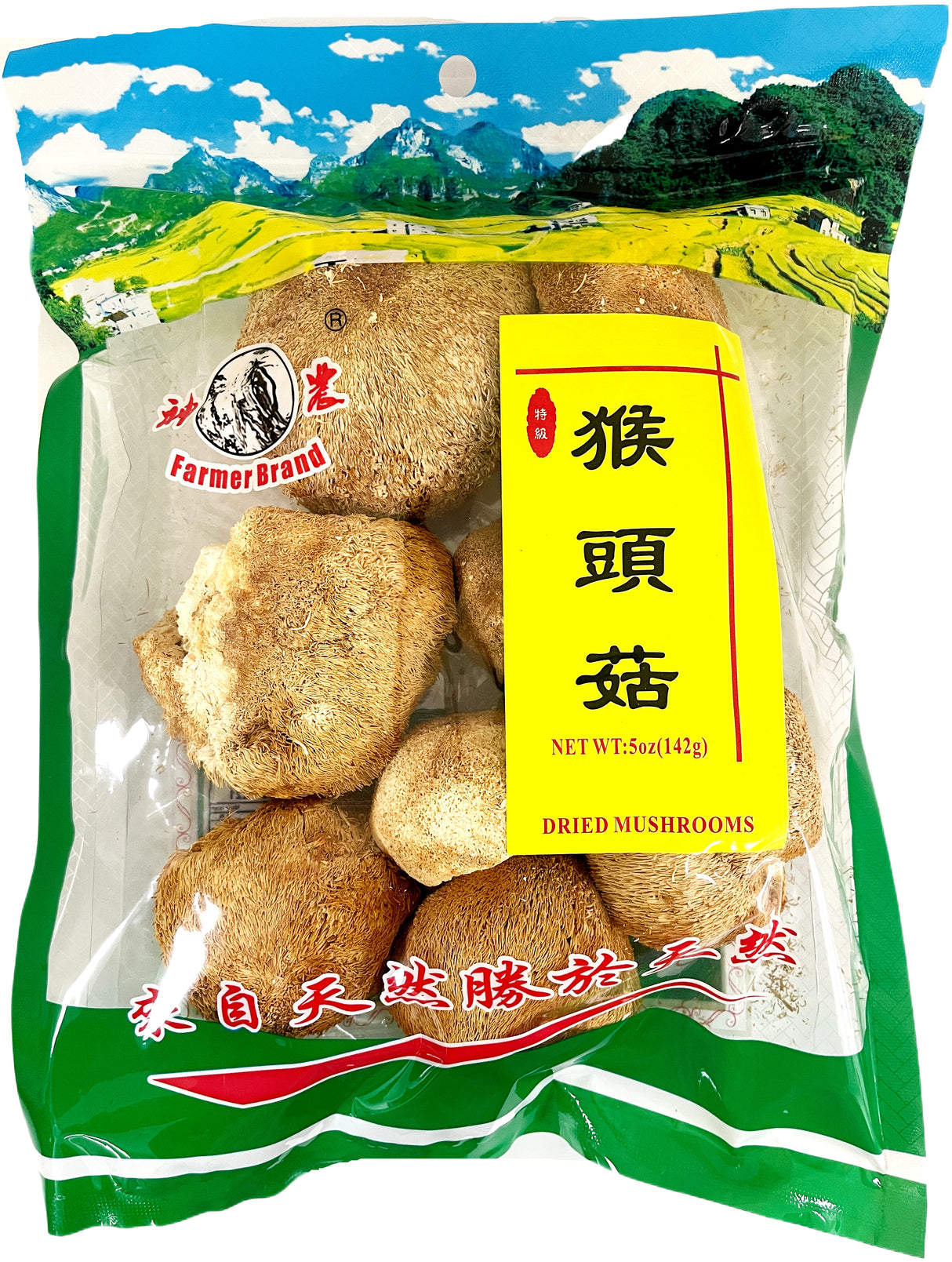FARMER BRAND DRIED LION'S MANE MUSHROOM (5oz)