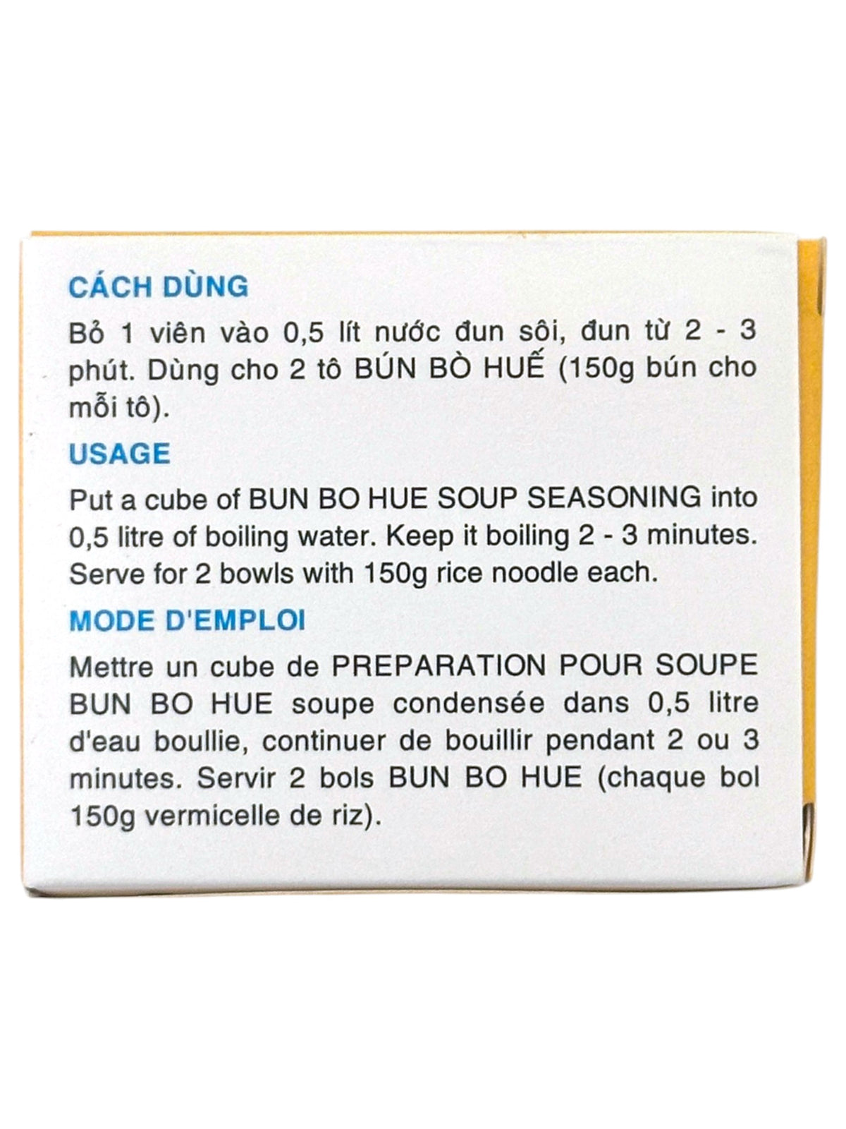 BAO LONG BÚN BÒ HUẾ SOUP SEASONING 4PK (2.64oz)