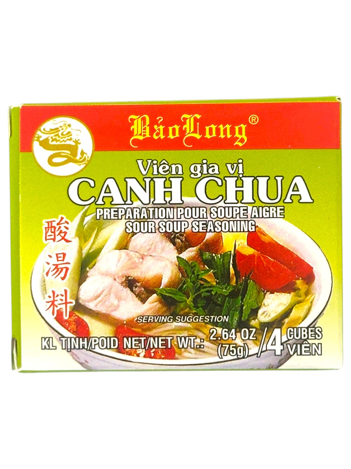 BAO LONG CANH CHUA SOUR SOUP SEASONING 4PK (2.64oz)