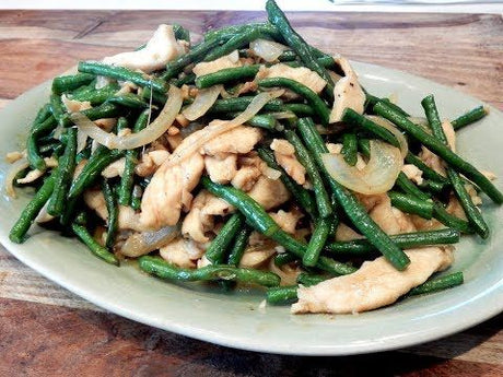 Snake Beans + Chicken