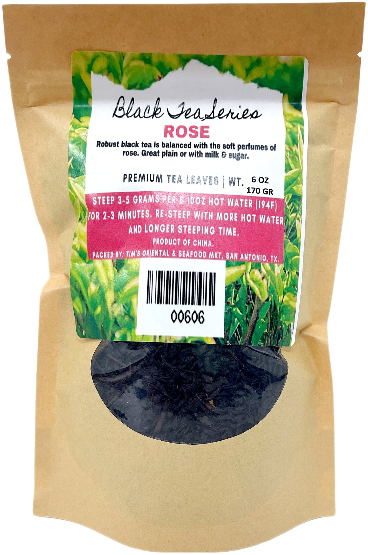 BLACK TEA SERIES - ROSE (6oz)
