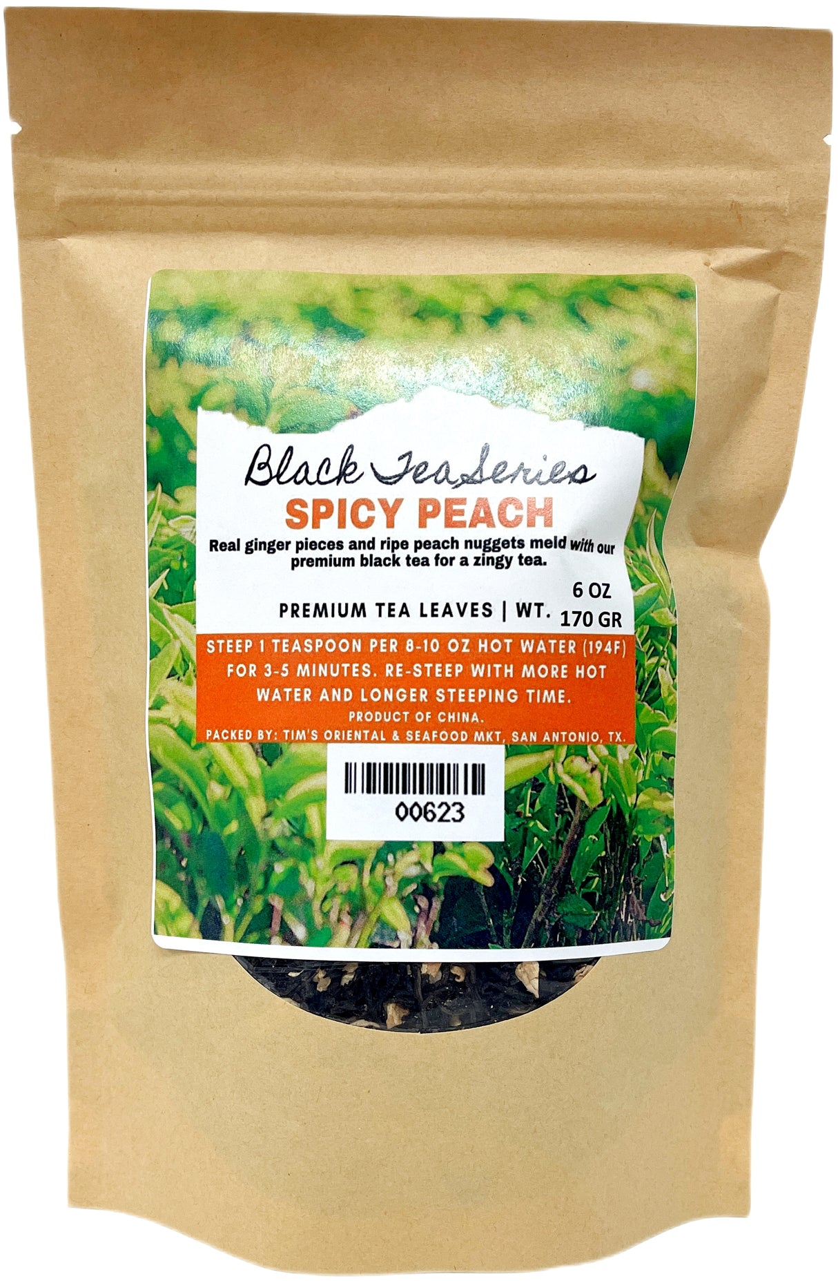 BLACK TEA SERIES - SPICY PEACH (6oz)
