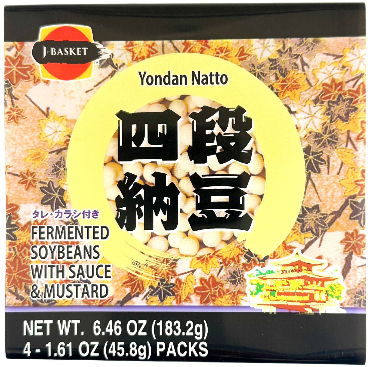 J-BASKET YONDAN NATTO 4PK (6.46oz)