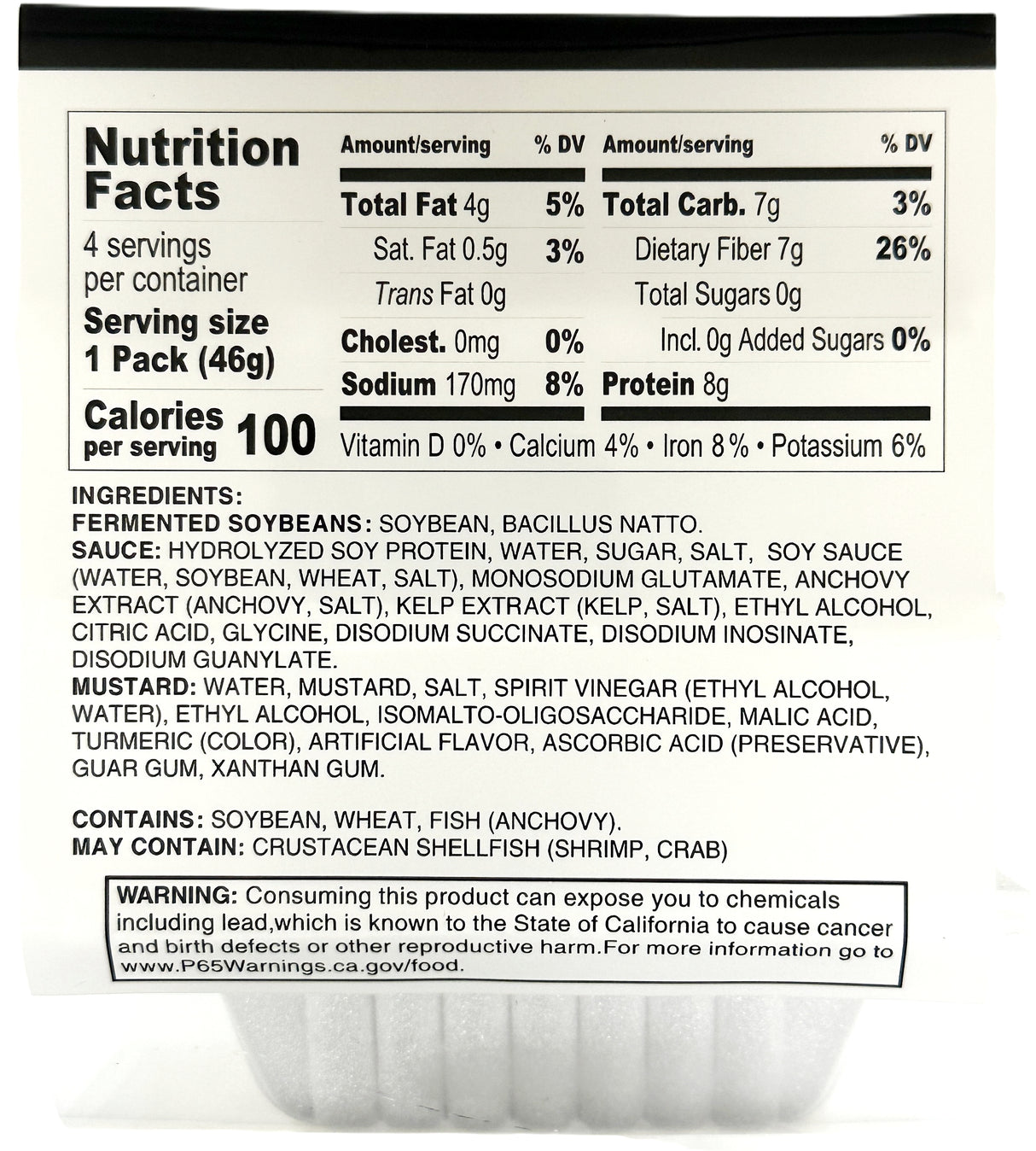 J-BASKET YONDAN NATTO 4PK (6.46oz)