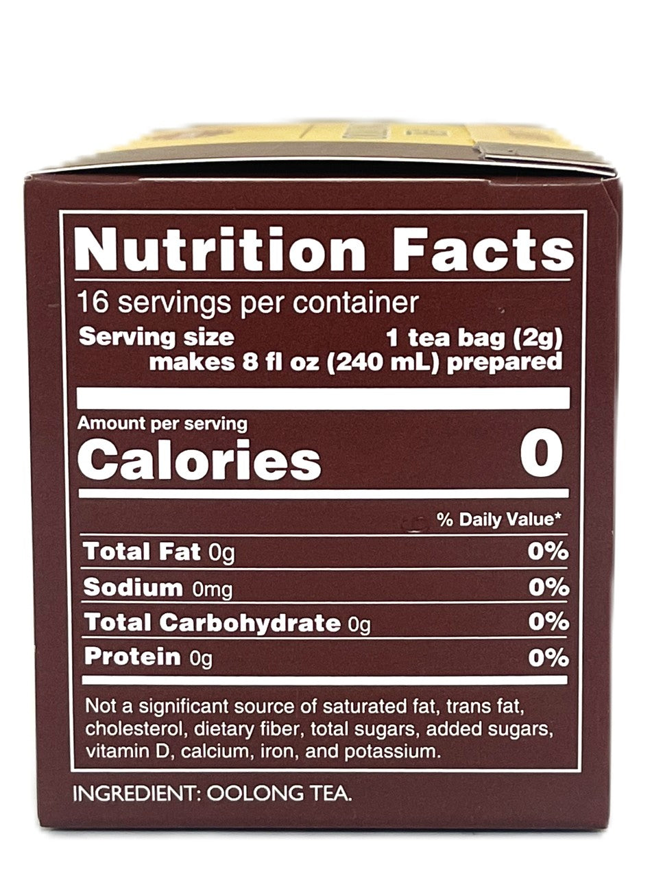 DYNASTY OOLONG TEA 16CT