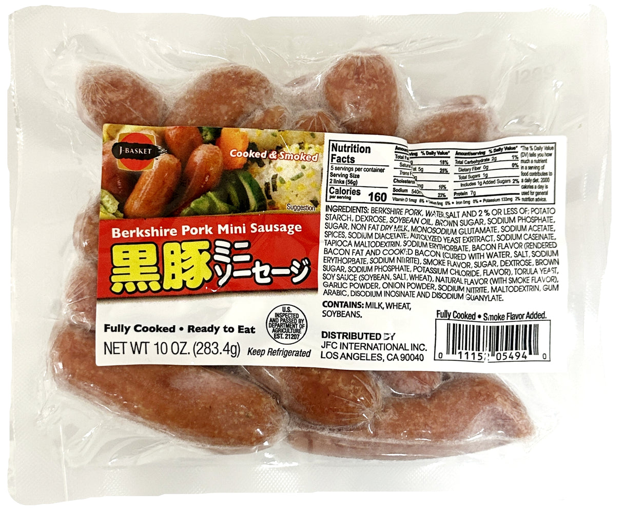 J-BASKET BERKSHIRE PORK MINI SAUSAGE (10oz)