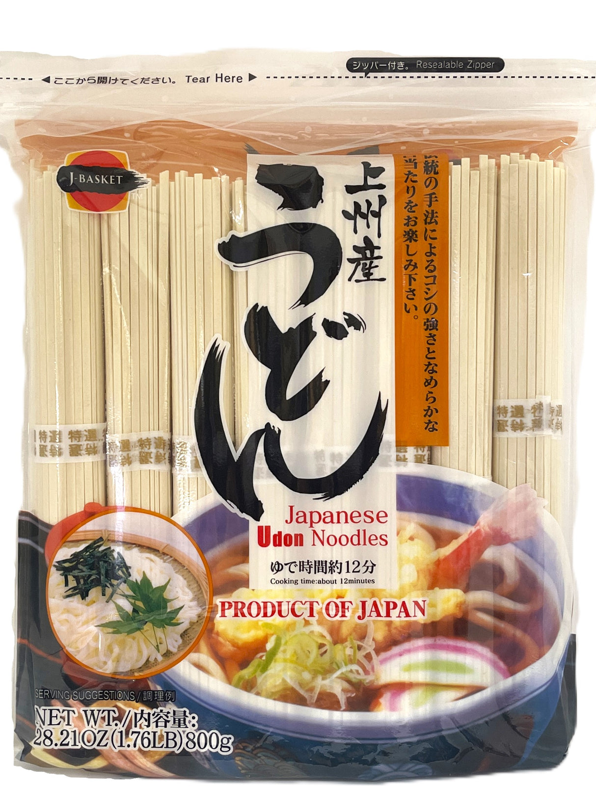 J-BASKET JAPANESE UDON NOODLES (28.21oz)