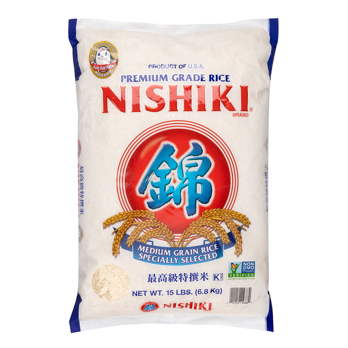 NISHIKI PREMIUM GRADE RICE (15lb)