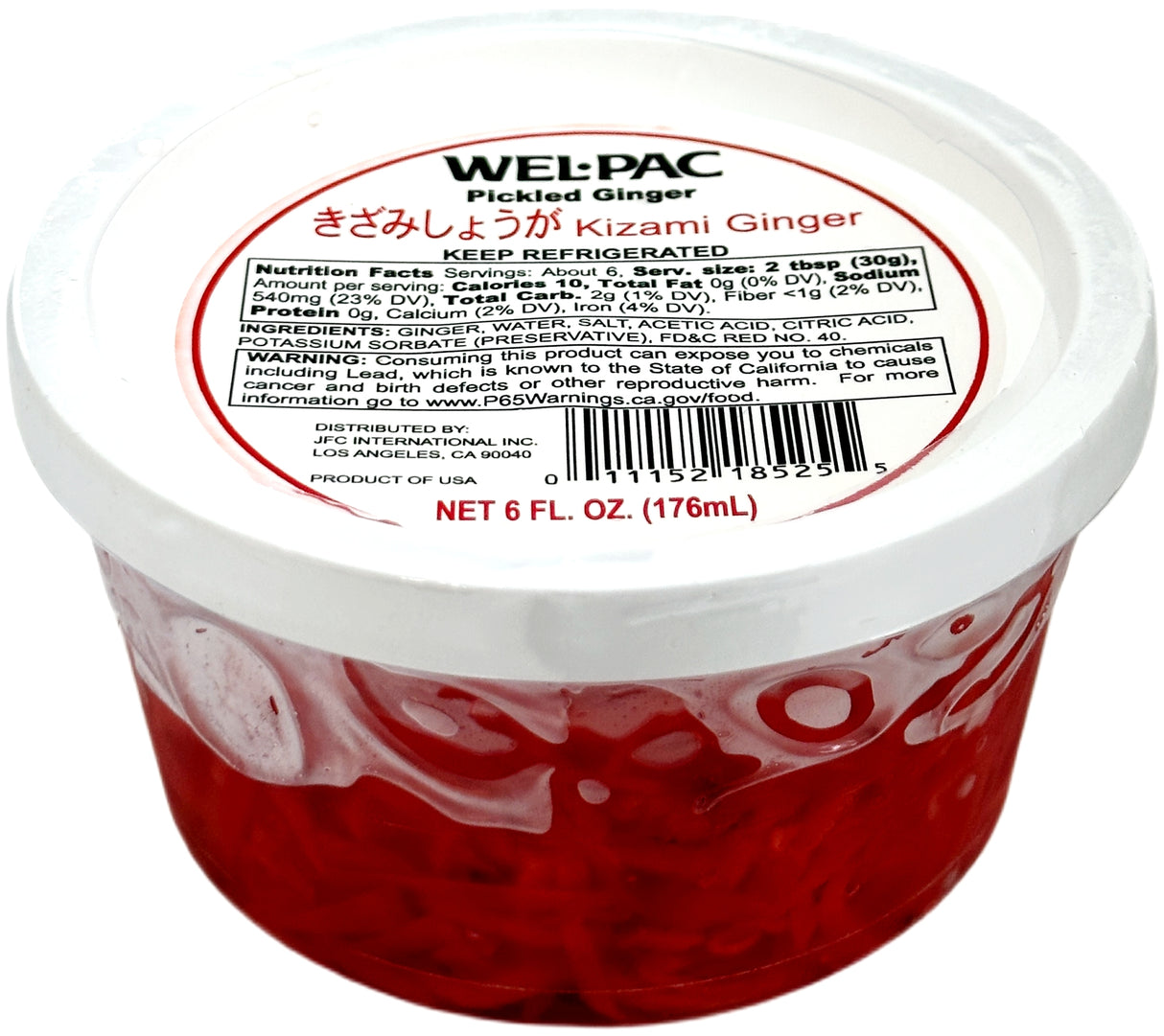 WEL-PAC KIZAMI GINGER (6oz)