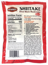 DYNASTY DRIED SHIITAKE MUSHROOMS - SLICED