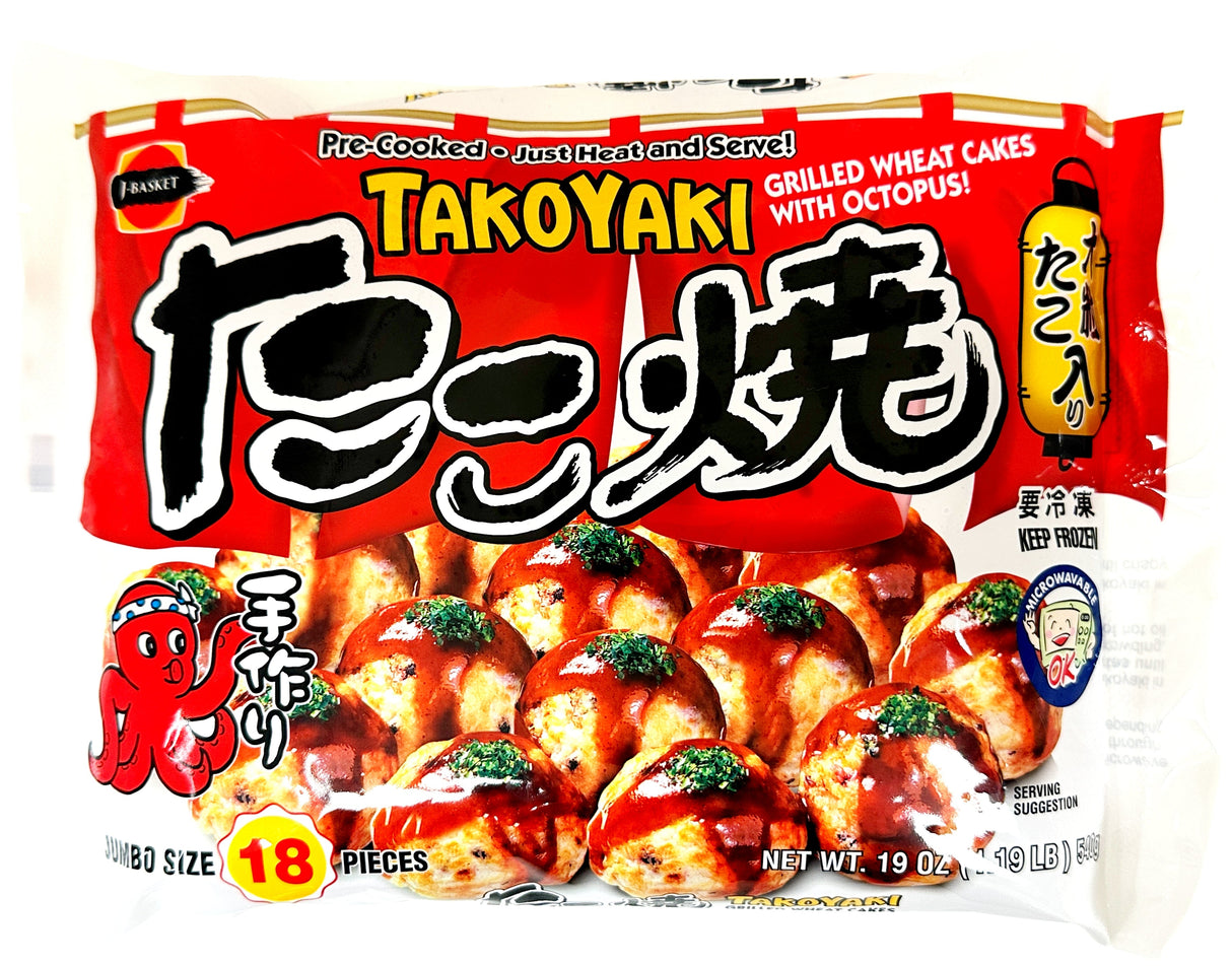 J-BASKET FROZEN TAKOYAKI 18PK