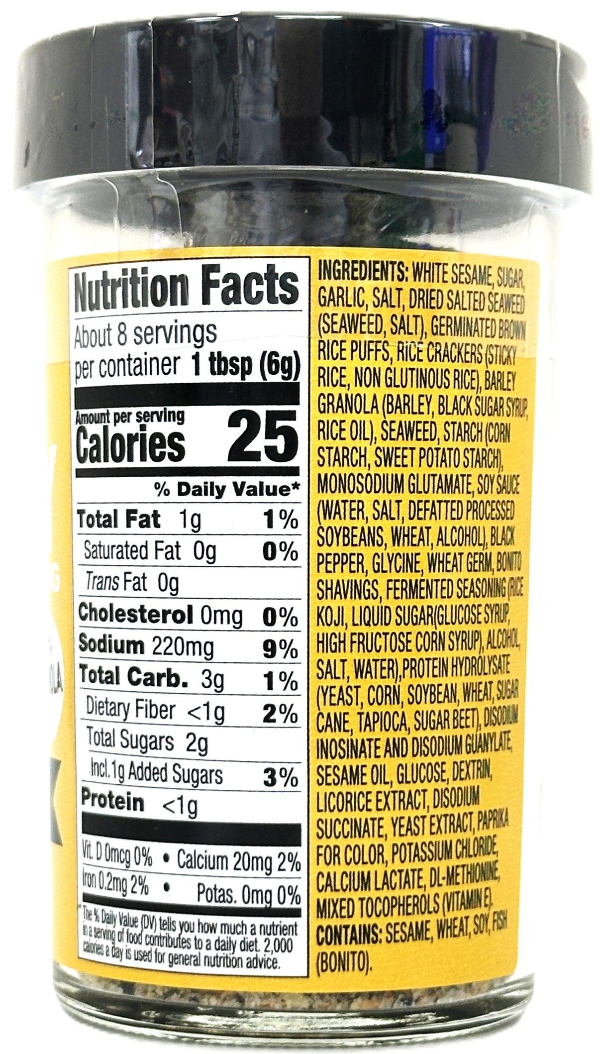 J-BASKET CRUNCHY FURIKAKE TOPPER - GARLIC (1.76oz)