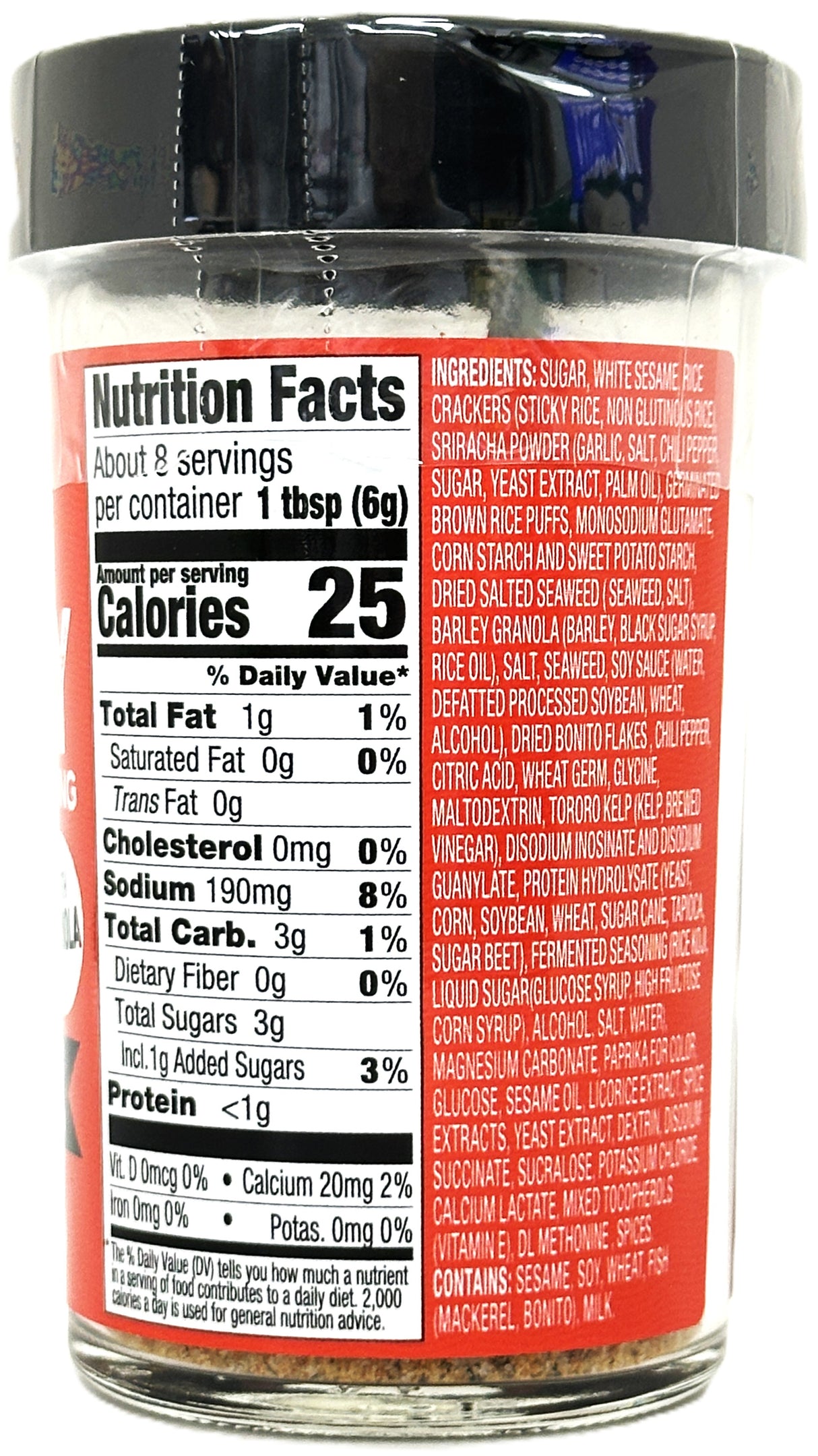 J-BASKET CRUNCHY FURIKAKE TOPPER - SRIRACHA (1.76oz)