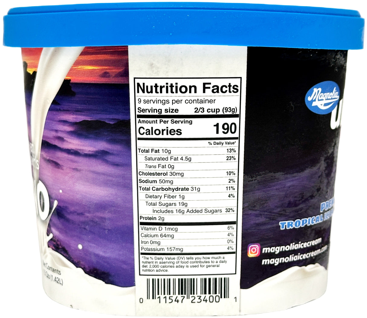 MAGNOLIA PREMIUM ICE CREAM - UBE MACAPUNO (1.5qt)