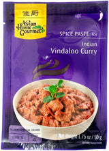 ASIAN HOME GOURMET SPICE PASTE - INDIAN VINDALOO CURRY (1.75oz)