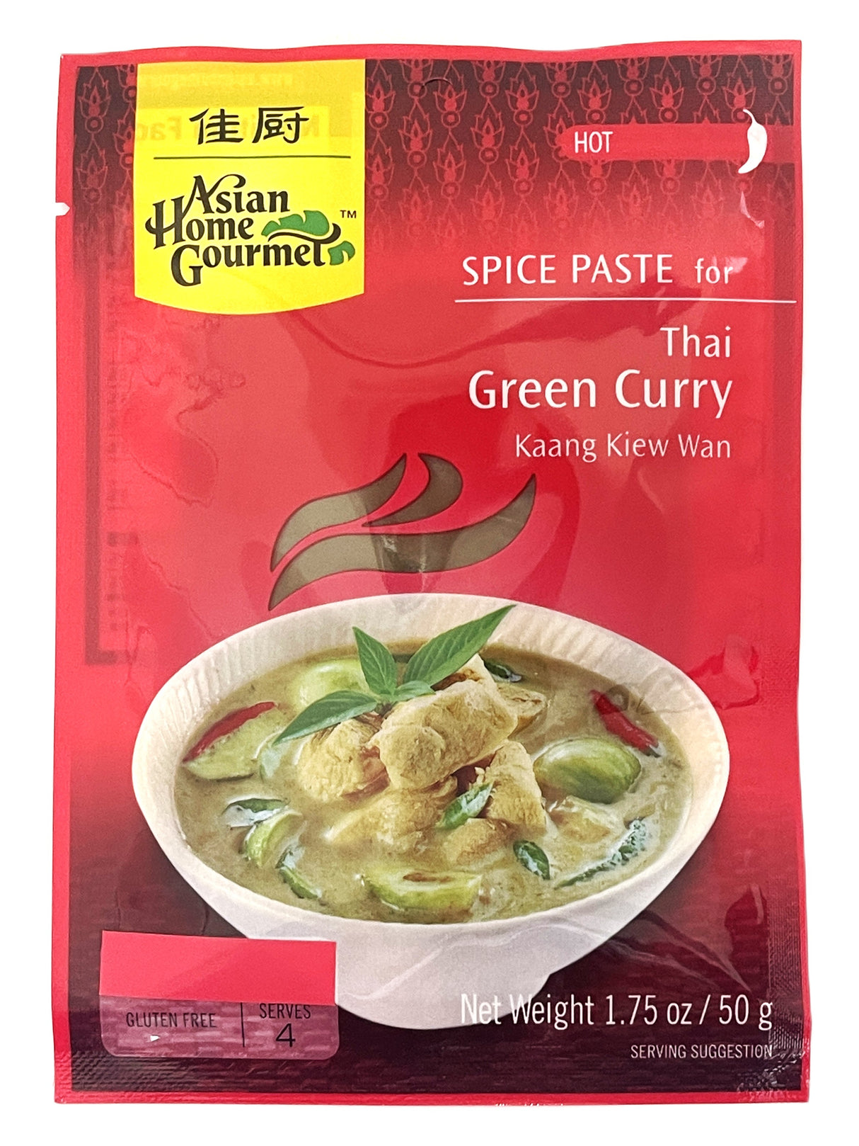 ASIAN HOME GOURMET SPICE PASTE - THAI GREEN CURRY (1.75oz)