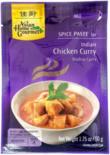 ASIAN HOME GOURMET SPICE PASTE - INDIAN CHICKEN CURRY (1.75oz)