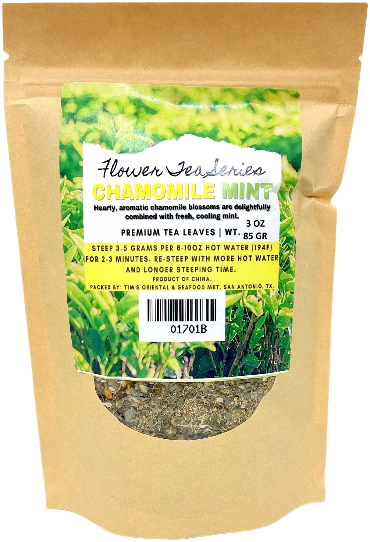 FLOWER TEA SERIES - CHAMOMILE MINT (3oz)