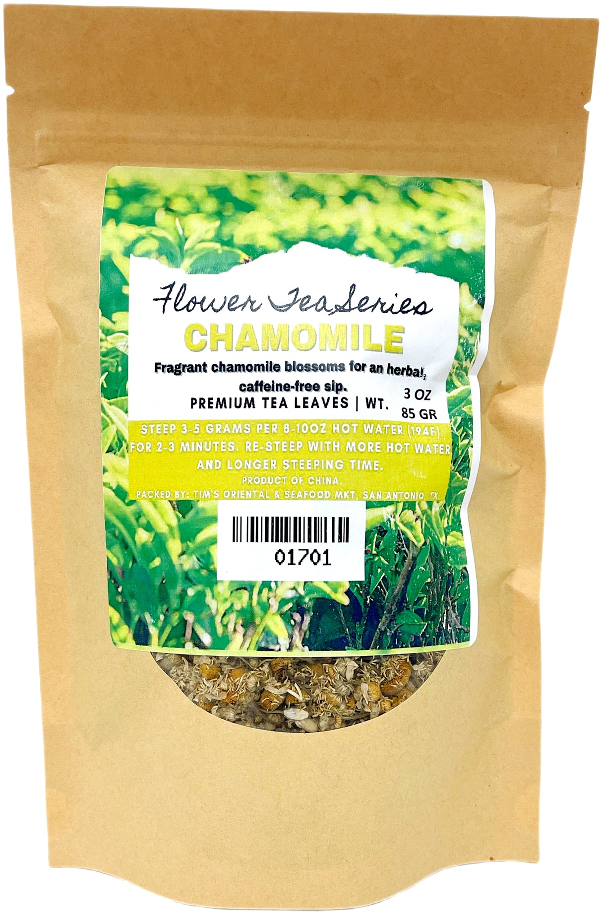 FLOWER TEA SERIES - CHAMOMILE (3oz)