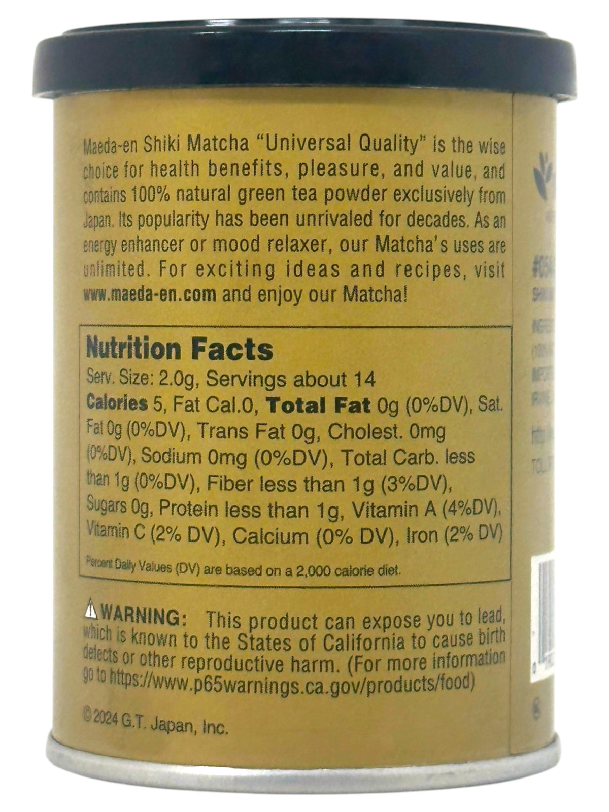 MAEDA-EN MATCHA POWDER - UNIVERSAL QUALITY (1oz)