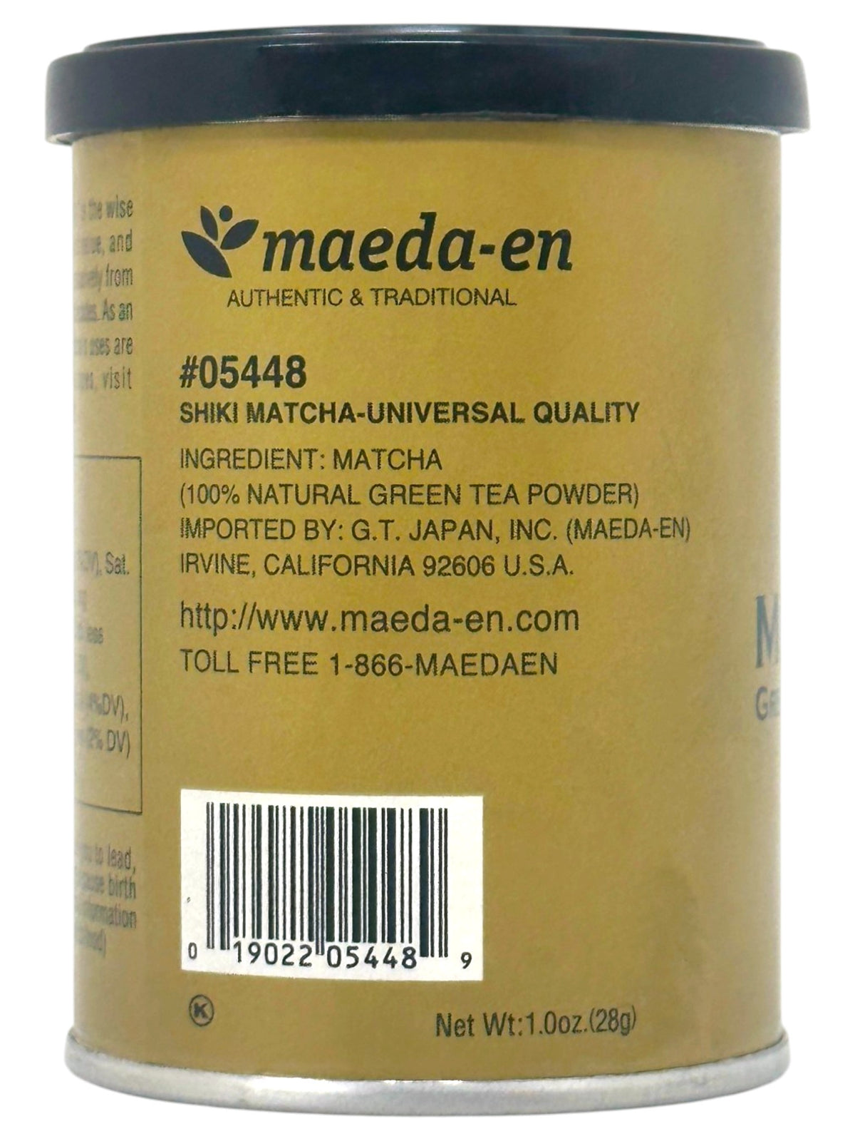 MAEDA-EN MATCHA POWDER - UNIVERSAL QUALITY (1oz)