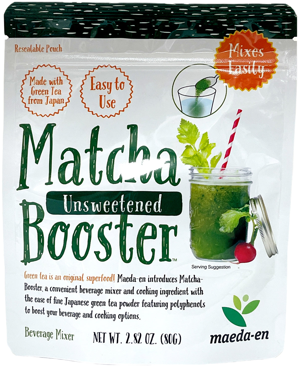 MAEDA-EN MATCHA BOOSTER MIX - UNSWEET (2.82oz)