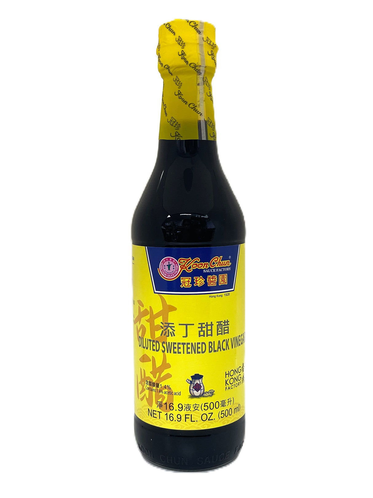 KOON CHUN DILUTED SWEETENED BLACK VINEGAR (16.9oz)