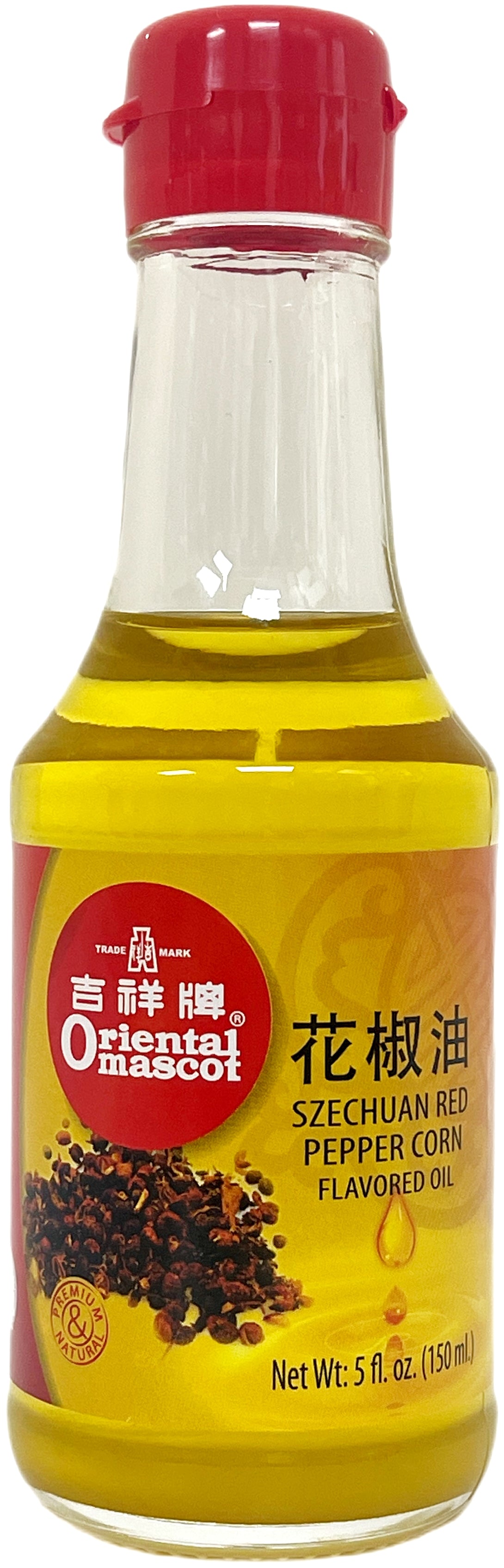 ORIENTAL MASCOT SZECHUAN RED PEPPERCORN FLAVORED OIL (5oz)