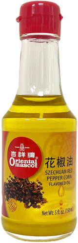 ORIENTAL MASCOT SZECHUAN RED PEPPERCORN FLAVORED OIL (5oz)