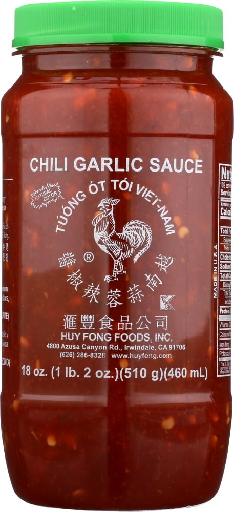 HUY FONG CHILI GARLIC SAUCE (18oz)
