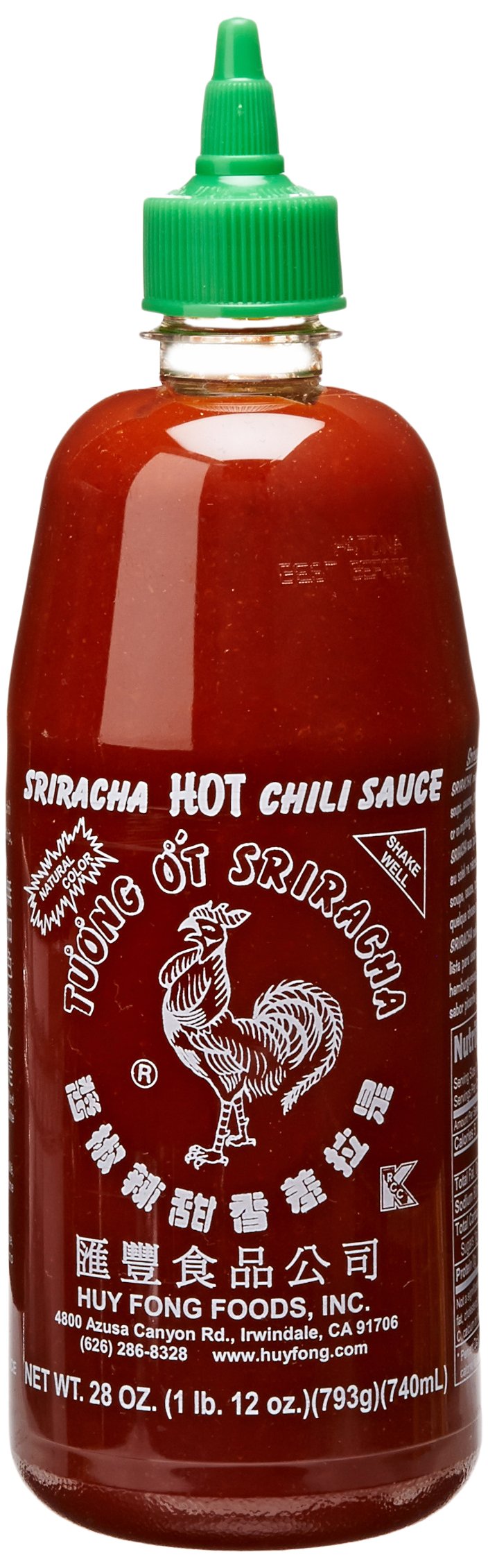 HUY FONG SRIRACHA HOT CHILI SAUCE (28oz)