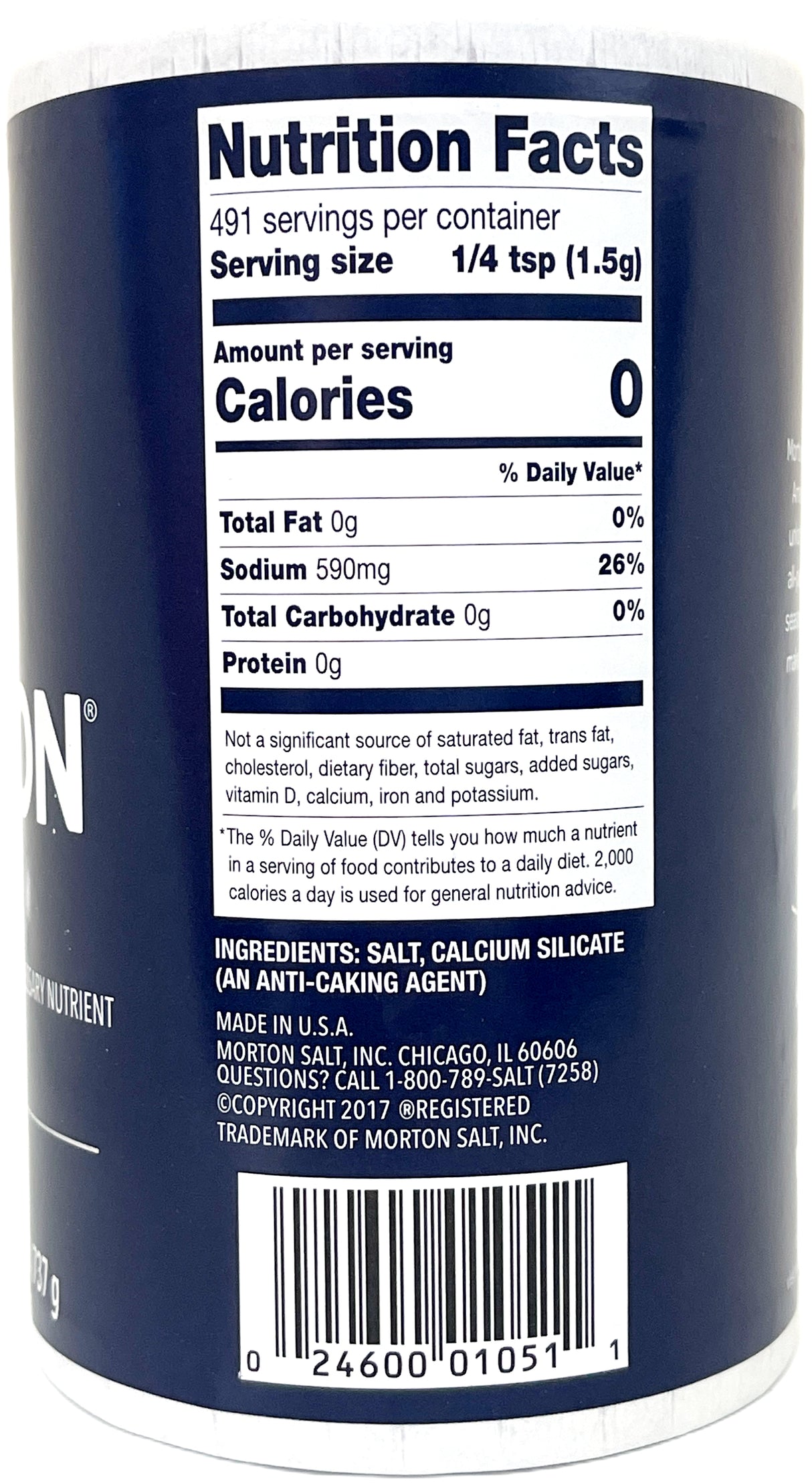 MORTON SALT (26oz)